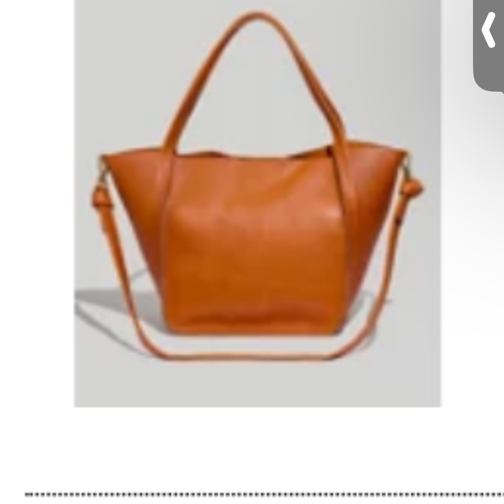 Madewell Tan Leather Tote Bag - Picture 9 of 9